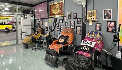 Clean tattoo shop