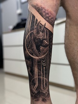 Anubis tattoo