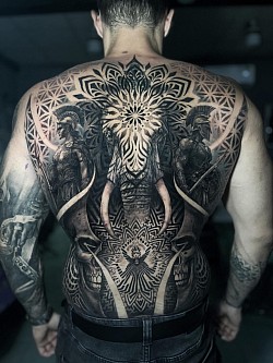 Elephant tattoo