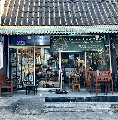 Koh Tao bamboo tattoo 3